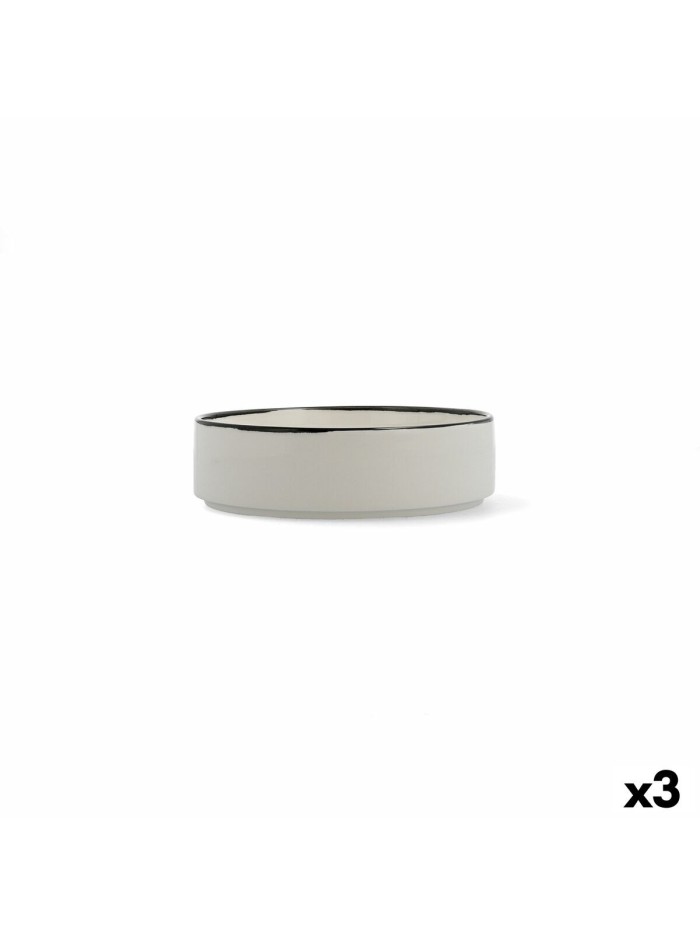 Bowl Ariane Vital Filo Ceramic White Ø 18 cm (3 Units)