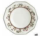 Assiette creuse Queen´s By Churchill Assam Floral Céramique Vaisselle Ø 20,5 cm (6 Unités)
