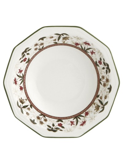 Assiette creuse Queen´s By Churchill Assam Floral Céramique Vaisselle Ø 20,5 cm (6 Unités)
