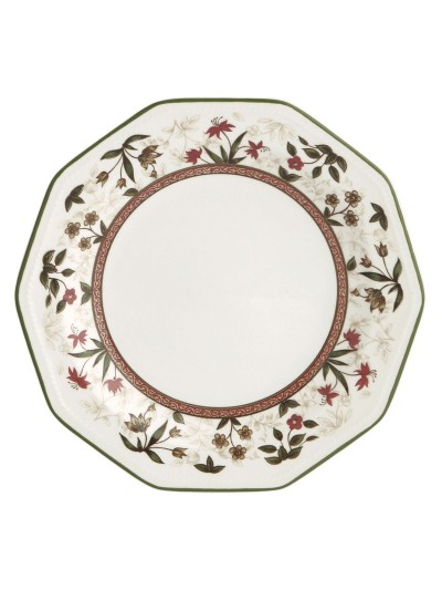 Plato para Postre Queen´s By Churchill Assam Floral Cerámica Loza Ø 20,5 cm (6 Unidades)