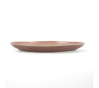 Plato Llano Bidasoa Gio Irregular Cerámica Marrón 26,5 cm (4 Unidades)