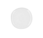Plato Llano Ariane Earth Cerámica Blanco Ø 27 cm (6 Unidades)