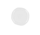 Plato Llano Ariane Earth Cerámica Blanco 25 cm (6 Unidades)