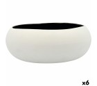 Plato Hondo Ariane Organic Cerámica Negro 16 cm (6 Unidades)