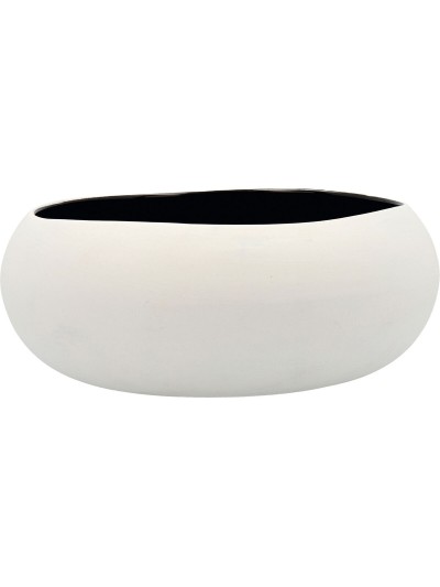 Assiette creuse Ariane Organic Céramique Noir 16 cm (6 Unités)