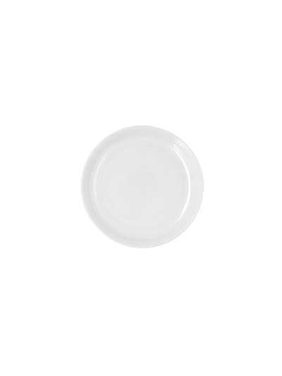 Plato Llano Ariane Artisan Cerámica Blanco Ø 21 cm (12 Unidades)