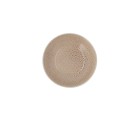Deep Plate Ariane Porous Ceramic Beige Ø 21 cm (6 Units)