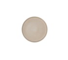 Flat plate Ariane Porous Ceramic Beige Ø 21 cm (4 Units)