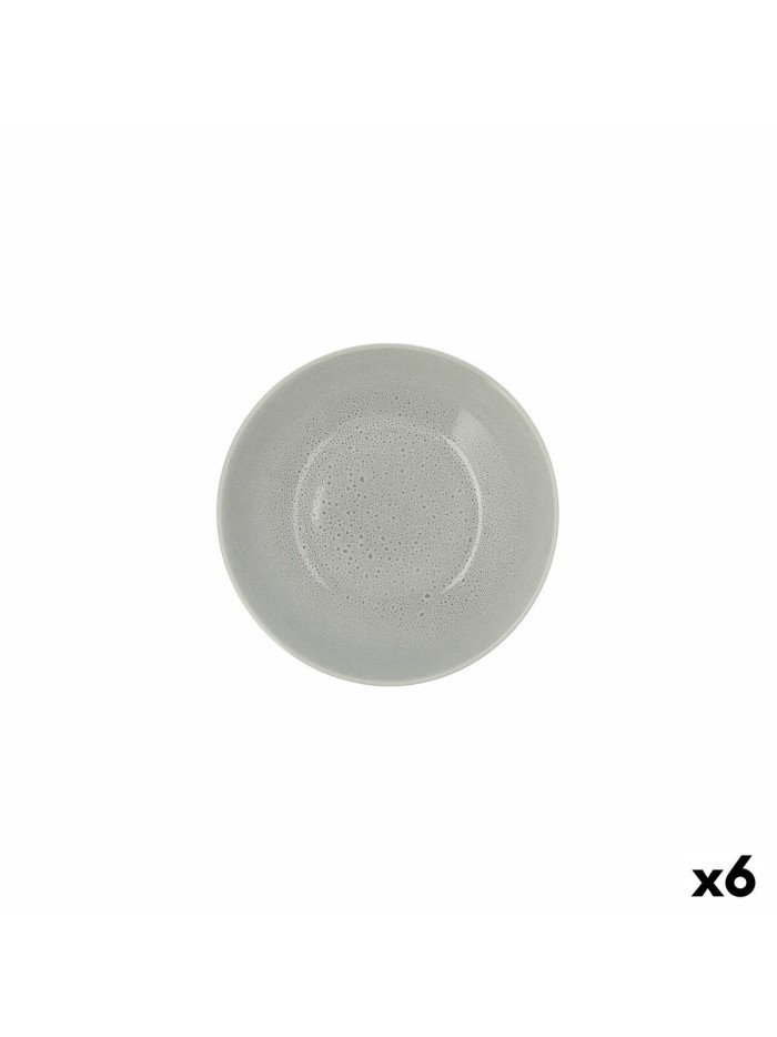 Assiette creuse Ariane Porous Céramique Vert Ø 21 cm (6 Unités)