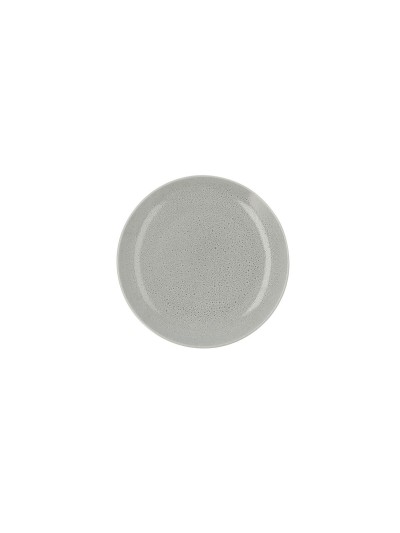 Plato Llano Ariane Porous Cerámica Verde Ø 21 cm (12 Unidades)