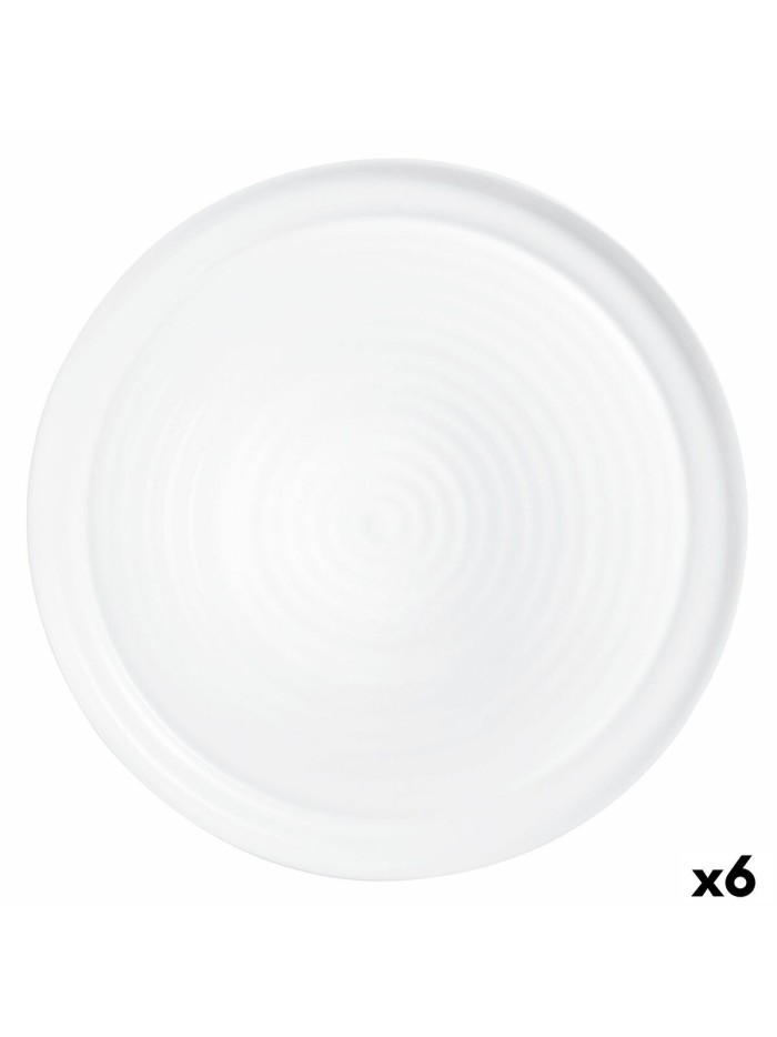 Plato para Pizza Arcoroc Evolutions Blanco Vidrio Ø 32 cm (6 Unidades)