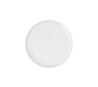 Flat plate Ariane Artisan Ceramic White Ø 27 cm (6 Units)