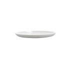 Flat plate Ariane Artisan Ceramic White Ø 27 cm (6 Units)