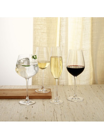 Copa de vino Bohemia Crystal Optic Transparente 400 ml 6 Unidades