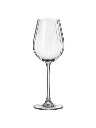 Copa de vino Bohemia Crystal Optic Transparente 400 ml 6 Unidades