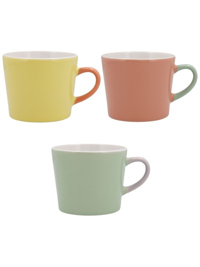 Taza Quid Vitamina Cerámica Bicolor 350 ml (12 Unidades)