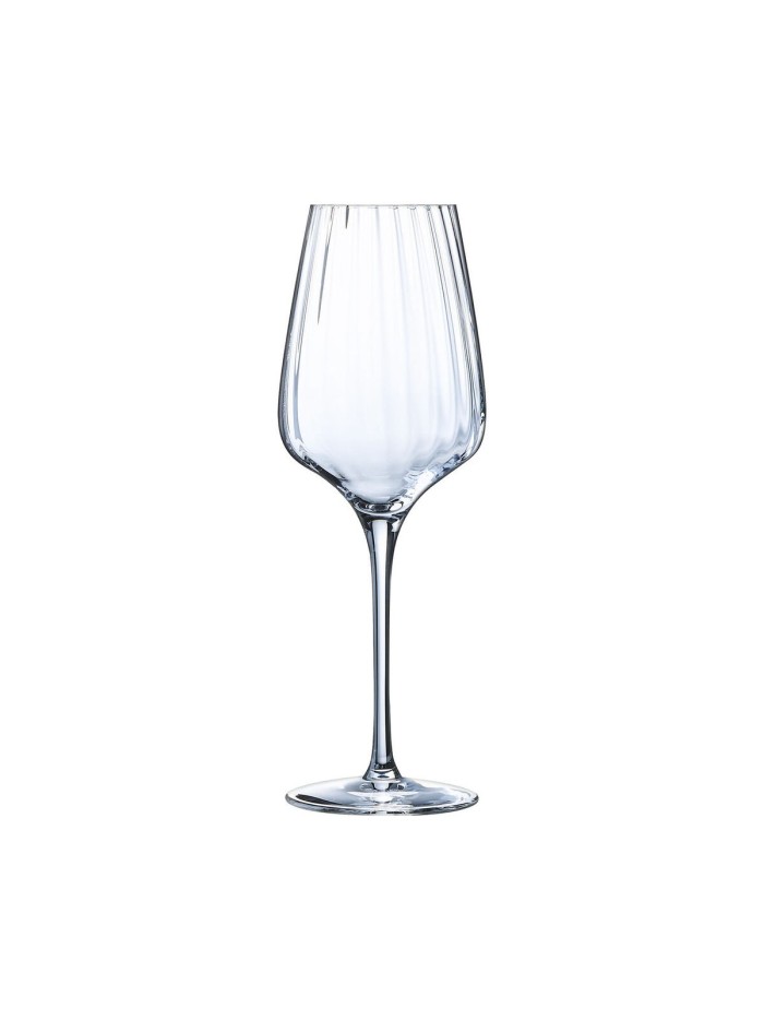 Set of cups Chef & Sommelier Symetrie Transparent Glass 350 ml Wine 6 Units