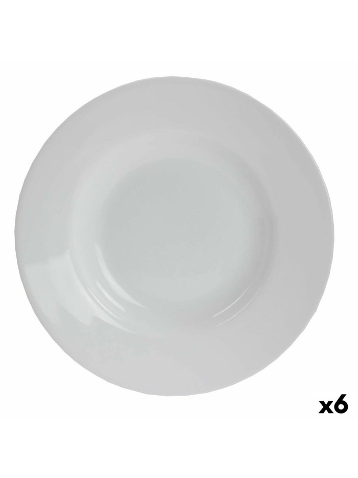 Deep Plate Bormioli Rocco Toledo Glass 23 cm (6 Units)