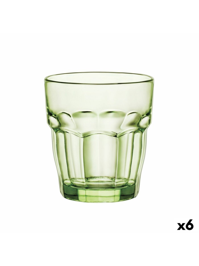 Vaso Bormioli Rocco Rock Bar Verde Vidrio 270 ml (6 Unidades)