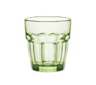 Glass Bormioli Rocco Rock Bar Green Glass 270 ml (6 Units)