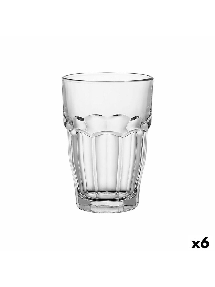 Glass Bormioli Rocco Rock Bar Transparent Glass 370 ml (6 Units)