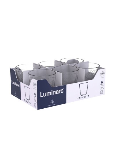 Vaso Luminarc Concepto Transparente Vidrio 310 ml (24 Unidades)
