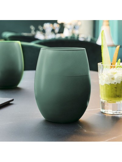 Set de Vasos Chef & Sommelier Primary Verde Vidrio 360 ml 6 Unidades