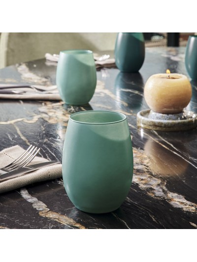 Set de Vasos Chef & Sommelier Primary Verde Vidrio 360 ml 6 Unidades