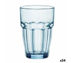 Glass Bormioli Rocco Rock Bar Blue Glass 370 ml (24 Units)