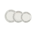 Dinnerware Set Quid Festival Ceramic White 18 Pieces