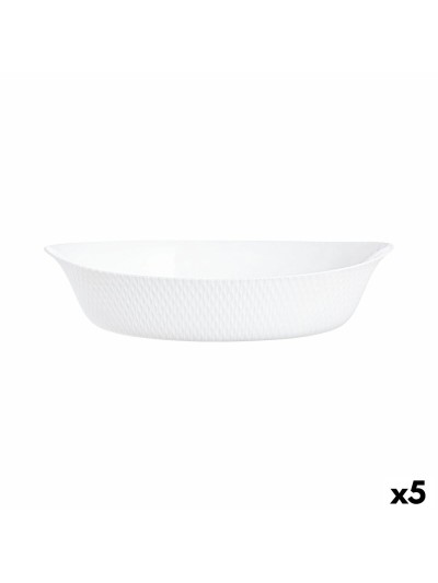 Fuente de Cocina Luminarc Smart Cuisine 32 x 20 cm Blanco Vidrio (6 Unidades)