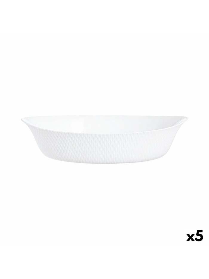 Fuente de Cocina Luminarc Smart Cuisine 32 x 20 cm Blanco Vidrio (6 Unidades)