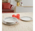 Dinnerware Set Quid Festival Ceramic White 18 Pieces