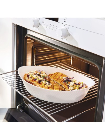 Plat à Gratin Luminarc Smart Cuisine 32 x 20 cm Blanc verre (6 Unités)