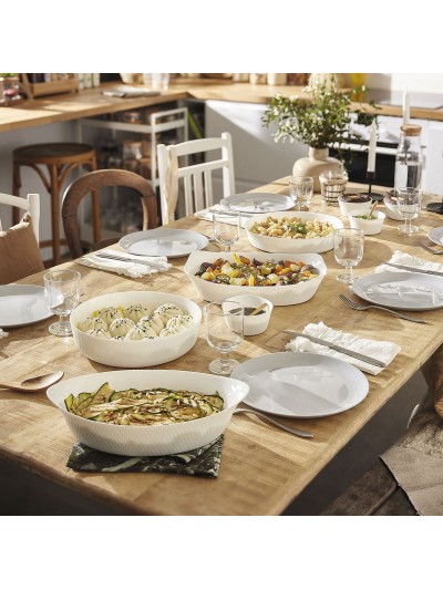 Serving Platter Luminarc Smart Cuisine 32 x 20 cm White Glass (6 Units)