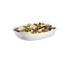 Serving Platter Luminarc Smart Cuisine White Glass 34 x 25 cm (6 Units)