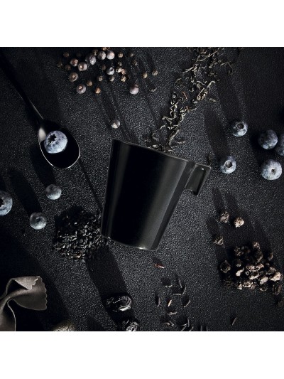 Mug Luminarc Flashy Black 80 ml Bicoloured Glass (24 Units)