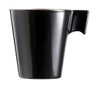 Taza Mug Luminarc Flashy Negro 80 ml Bicolor Vidrio (24 Unidades)