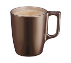 Taza Mug Luminarc Flashy Marrón 250 ml Vidrio (6 Unidades)