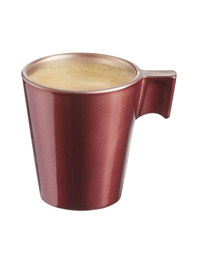 Tasse mug Luminarc Flashy Rouge 80 ml verre (24 Unités)