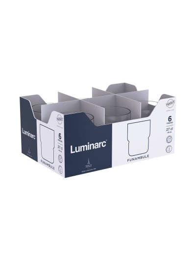 Glass Luminarc Funambule Transparent Glass 270 ml (24 Units)