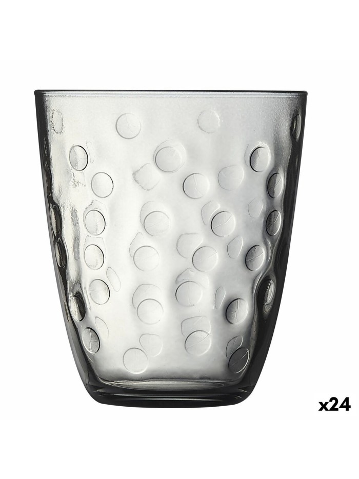 Glass Luminarc Concepto Pepite Grey Glass 310 ml (24 Units)