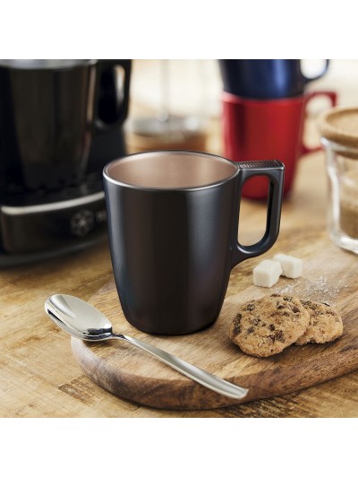 Tasse mug Luminarc Flashy Noir 250 ml verre (6 Unités)