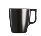 Mug Luminarc Flashy Black 250 ml Glass (6 Units)