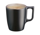 Mug Luminarc Flashy Black 250 ml Glass (6 Units)