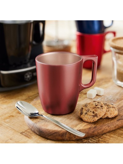 Taza Mug Luminarc Flashy Rojo 250 ml Vidrio (6 Unidades)