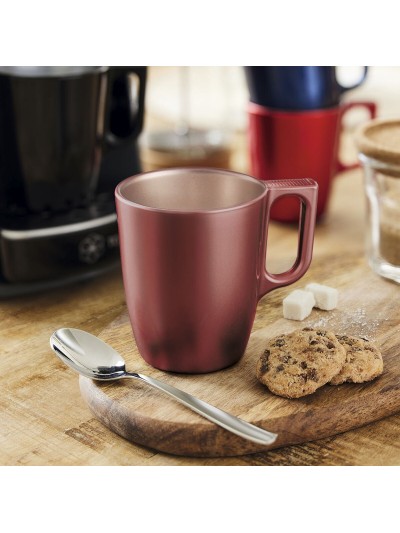 Taza Mug Luminarc Flashy Rojo 250 ml Vidrio (6 Unidades)