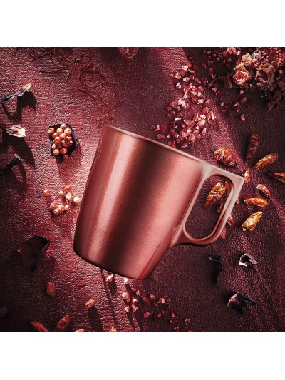 Taza Mug Luminarc Flashy Rojo 250 ml Vidrio (6 Unidades)