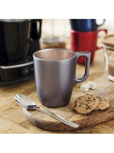 Taza Mug Luminarc Flashy Morado 250 ml Vidrio (6 Unidades)