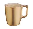 Tasse mug Luminarc Flashy Doré verre 250 ml (6 Unités)